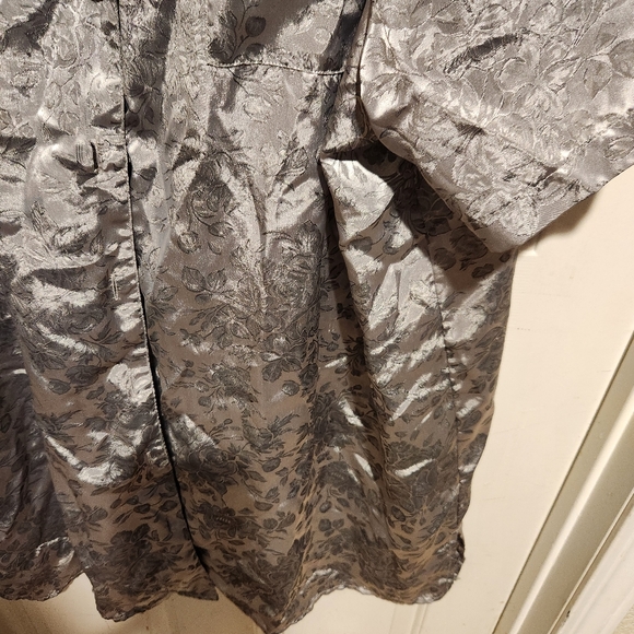 Vintage Lane Bryant intimates two piece slip satin chemise slip jacket Bridal - Picture 10 of 11